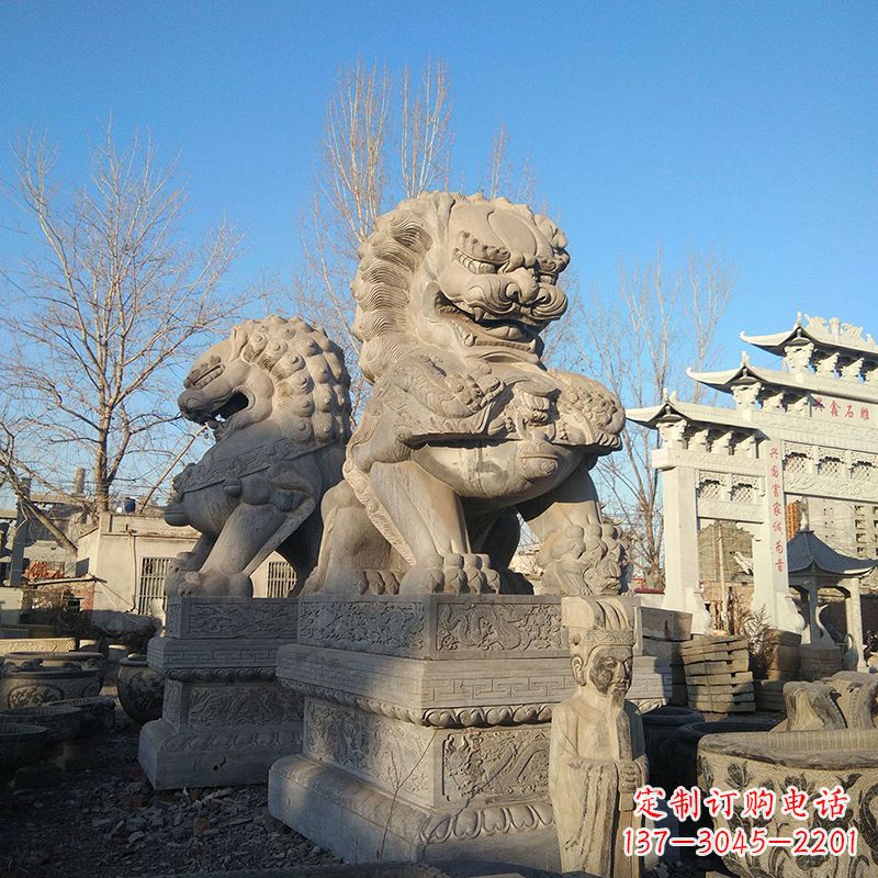 辽宁新室内装饰狮子雕塑