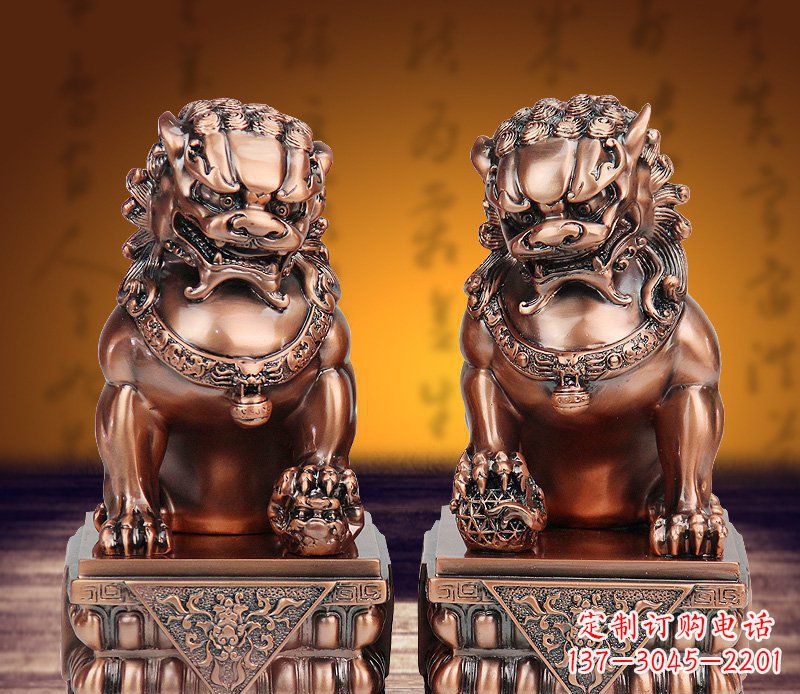 辽宁狮子铜雕精美绝伦