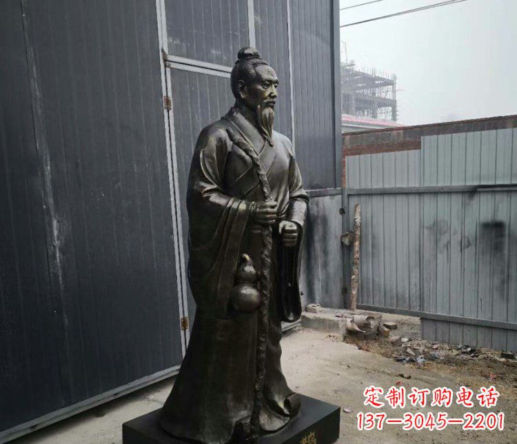 辽宁扁鹊人物古代名医铜雕摆件