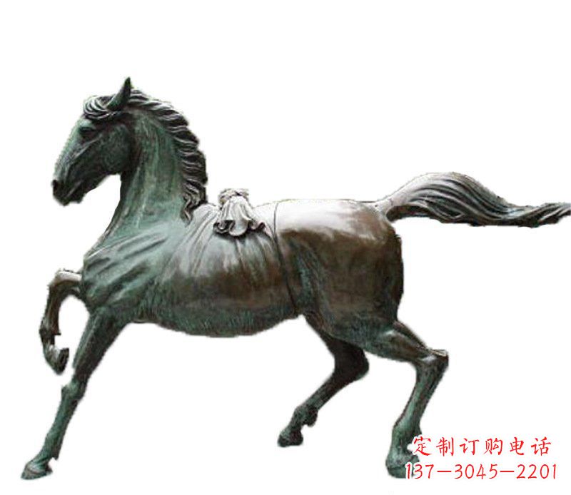 辽宁别墅动物飞马铜雕摆件