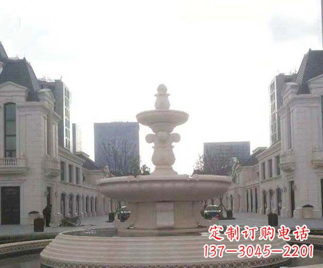辽宁别墅景观大理石喷泉石雕