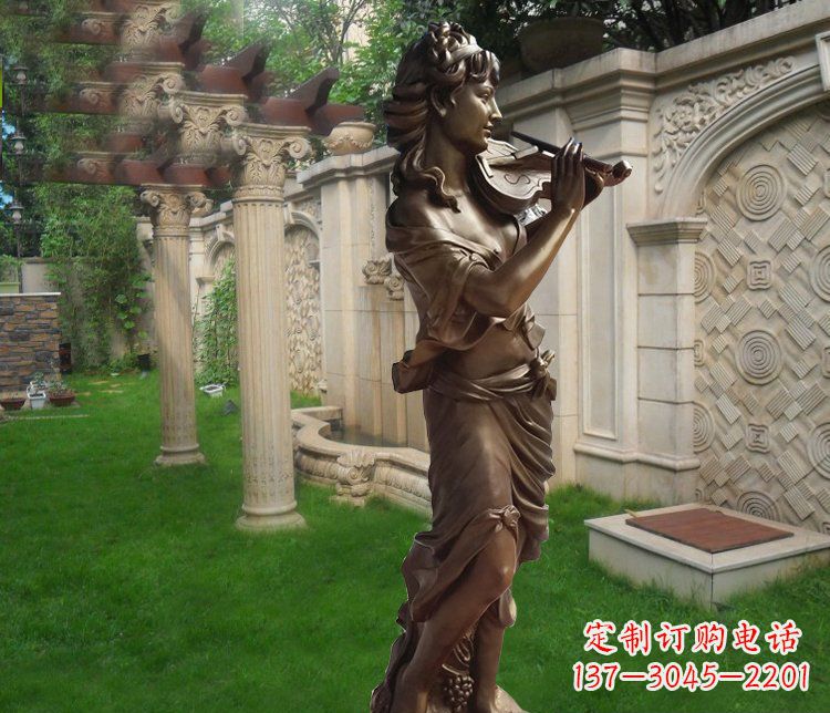 辽宁玻璃钢女人雕塑
