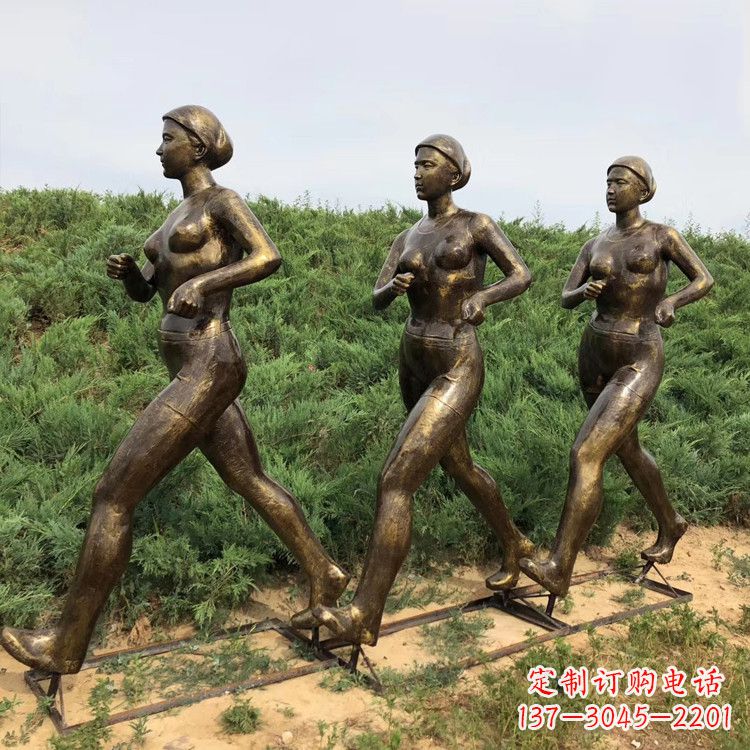 辽宁玻璃钢仿铜女人雕塑精致细腻的艺术品
