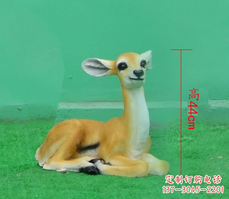 辽宁玻璃钢制作的羚羊雕塑