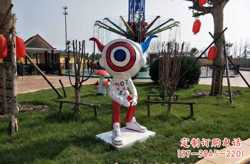 辽宁玻璃钢卡通机器人——雕塑艺术的新灵感