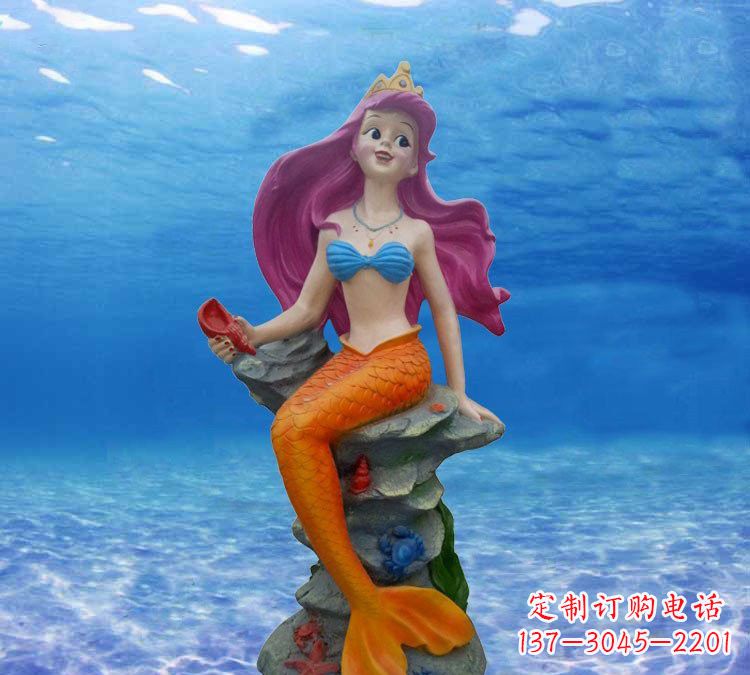 辽宁玻璃钢雕刻的美人鱼