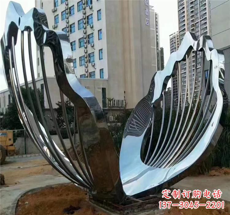 辽宁不锈钢贝壳雕塑艺术与自然的完美结合