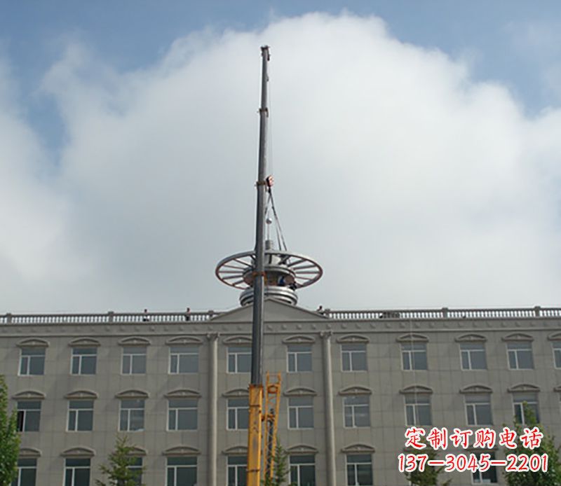 辽宁不锈钢避雷针雕塑——安全保护灵感之源