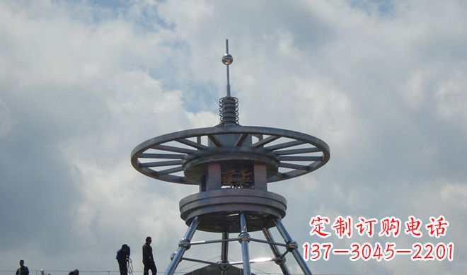 辽宁不锈钢避雷针雕塑——安全守护者