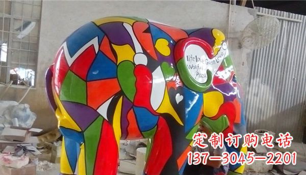 辽宁不锈钢大象雕塑点缀景观的精美艺术品