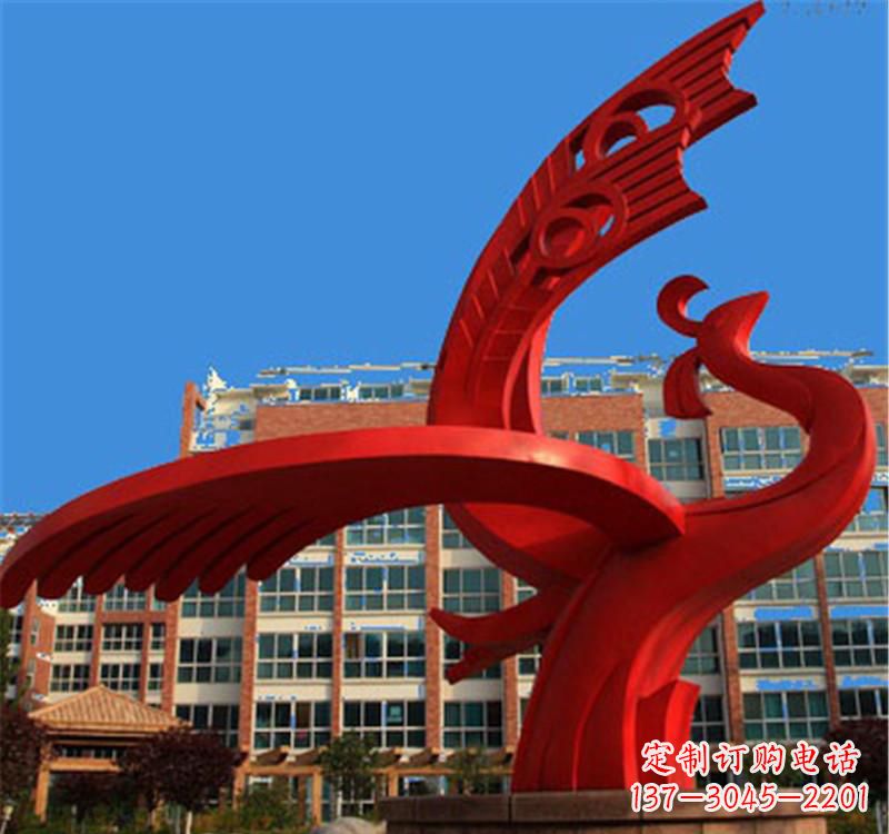 辽宁不锈钢凤凰雕塑——展示城市文化之美