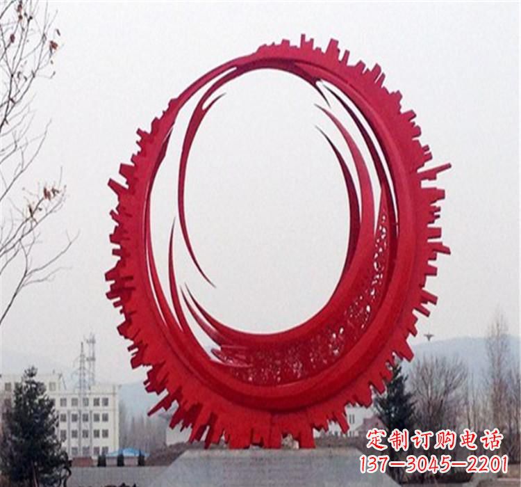 辽宁不锈钢齿轮雕塑令人惊叹的精细艺术