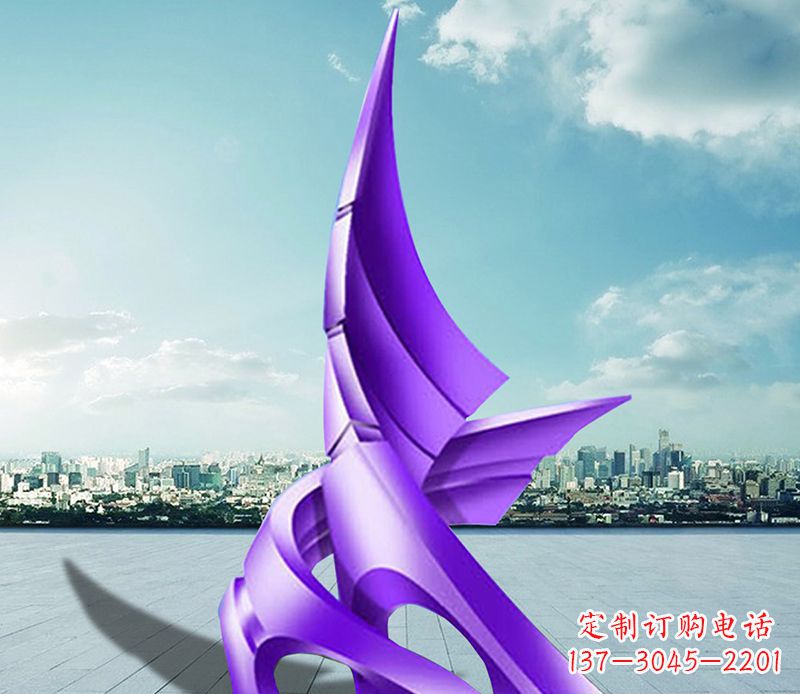 辽宁不锈钢船帆雕塑静谧的海洋美景