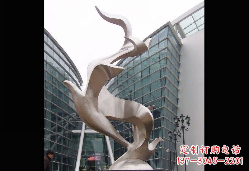 辽宁精美的不锈钢大雁雕塑