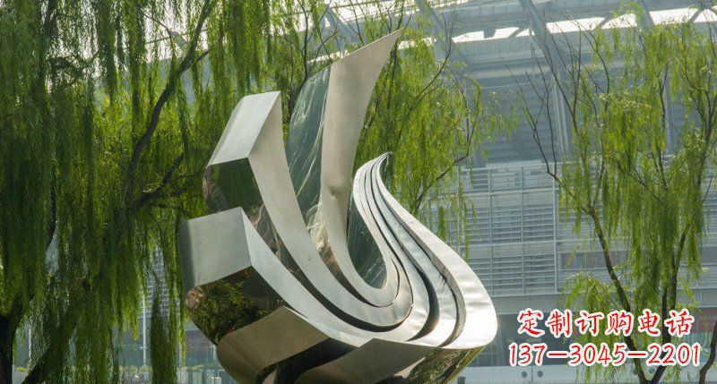辽宁不锈钢凤凰雕塑美丽的象征