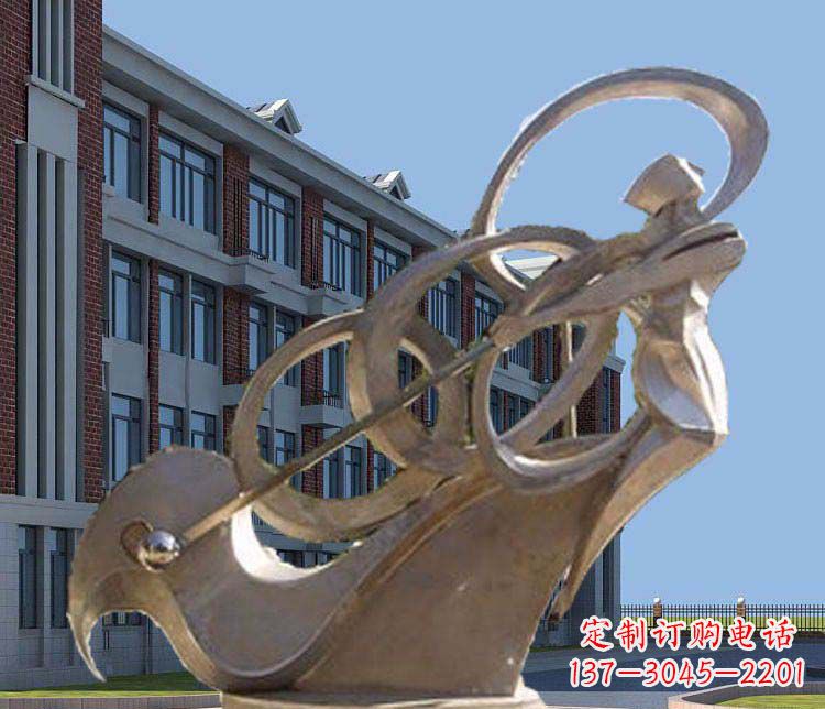 辽宁不锈钢制作的高尔夫球人物雕塑