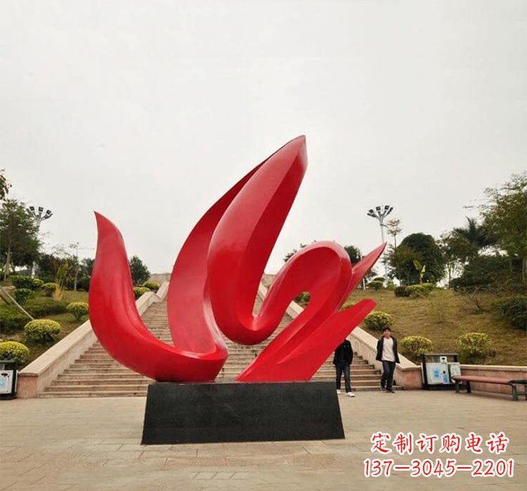 辽宁不锈钢火苗雕塑艺术之灵感