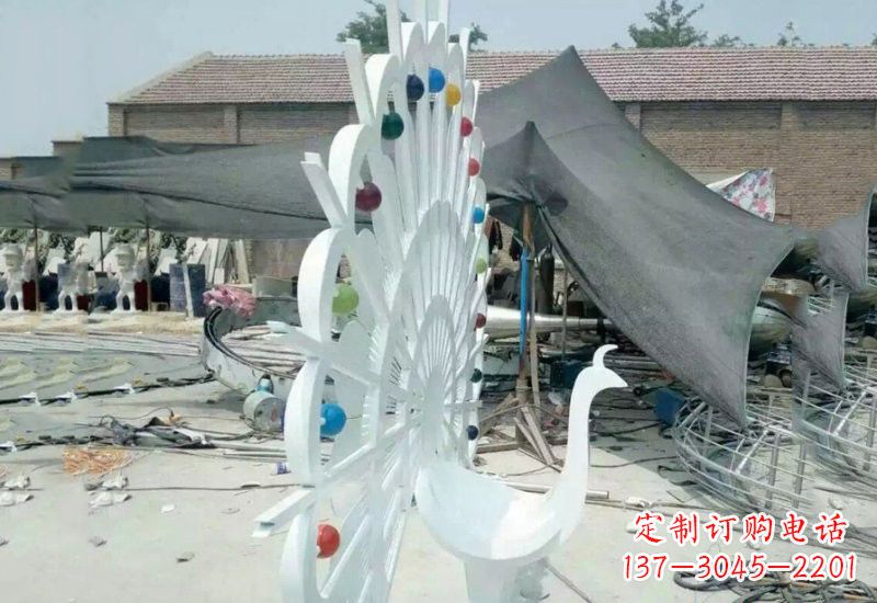 辽宁不锈钢孔雀雕塑精美绝伦