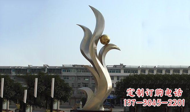 辽宁精美不锈钢凤凰雕塑