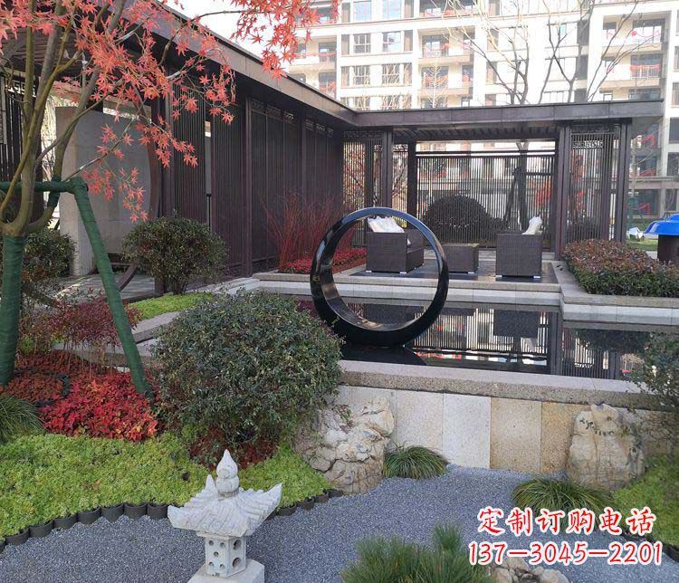 辽宁不锈钢圆环雕塑——精美绝伦