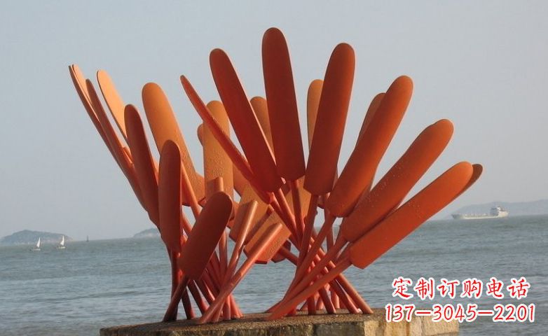 辽宁精美不锈钢船桨雕塑
