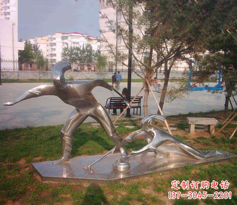 辽宁不锈钢创意冰壶雕塑大赛