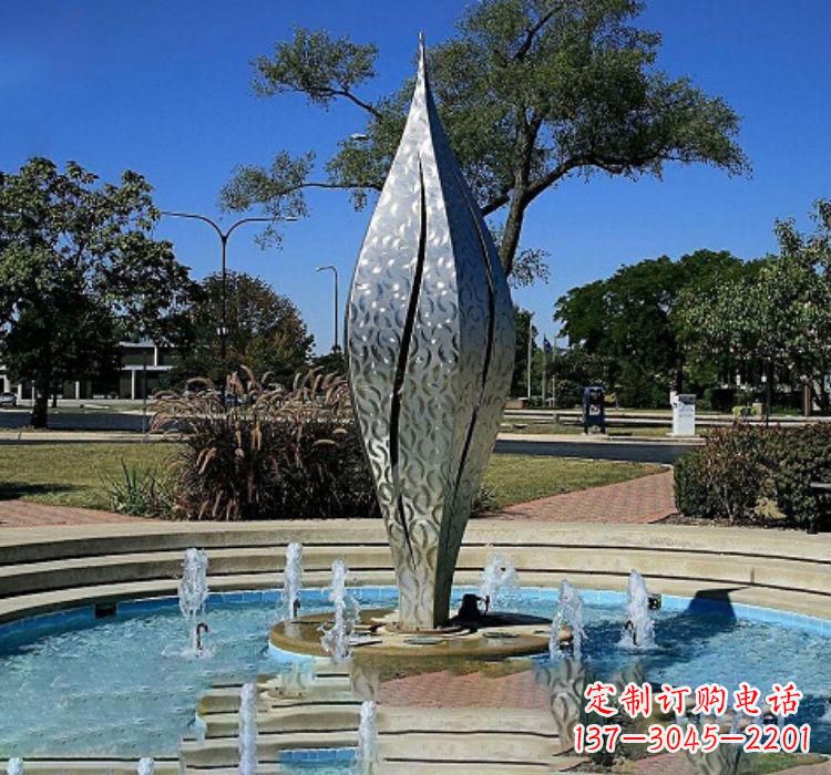 辽宁不锈钢创意喷泉雕塑