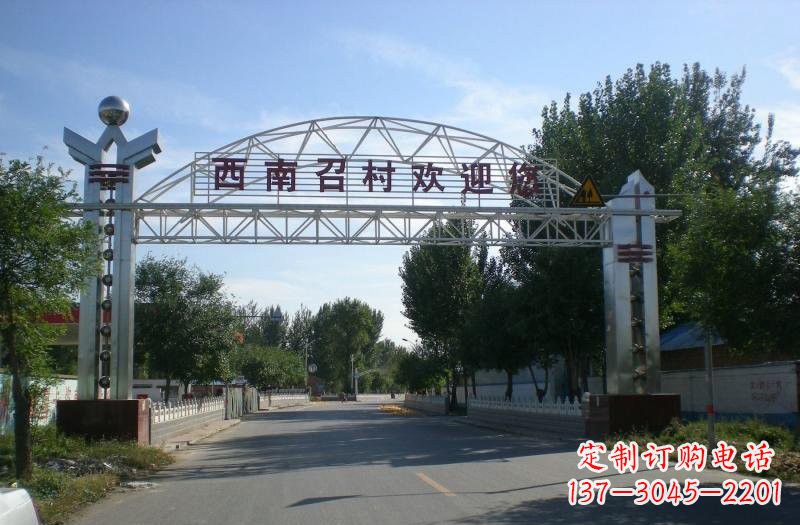 辽宁不锈钢牌坊雕塑传承传统文化