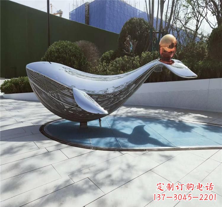 辽宁不锈钢海豚雕塑艺术与科技的完美结合