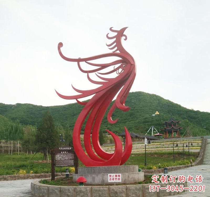 辽宁不锈钢凤凰展现古老文明的传承