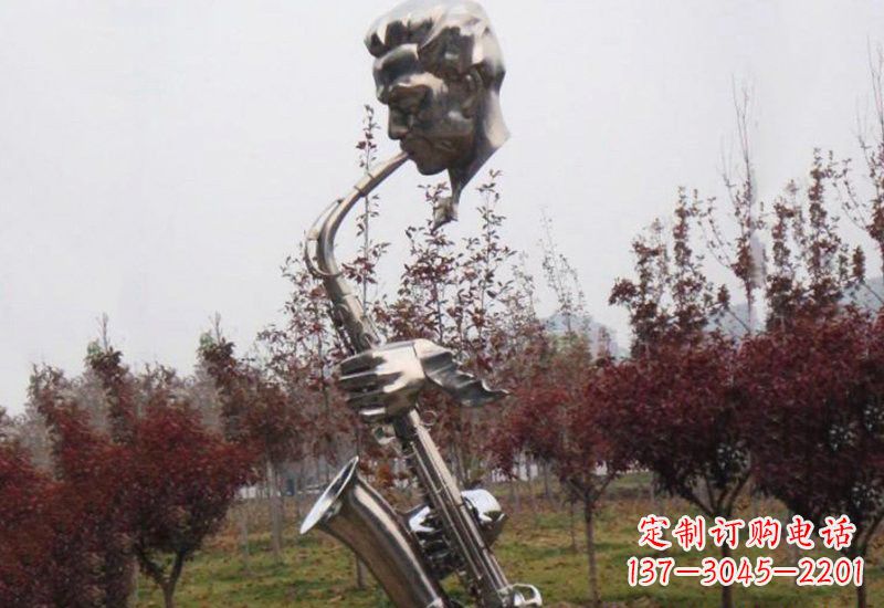 辽宁不锈钢萨克斯雕塑艺术与音乐的结合
