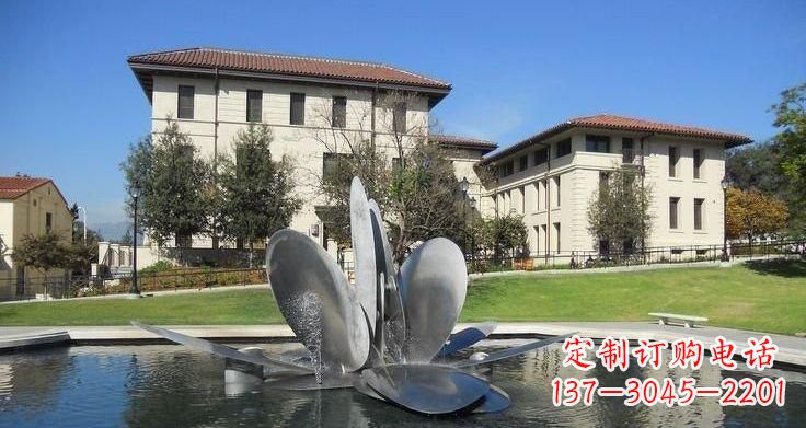辽宁不锈钢喷泉雕塑——美的象征