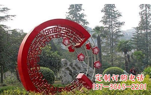 辽宁不锈钢公园圆环雕塑——精美的艺术瑰宝