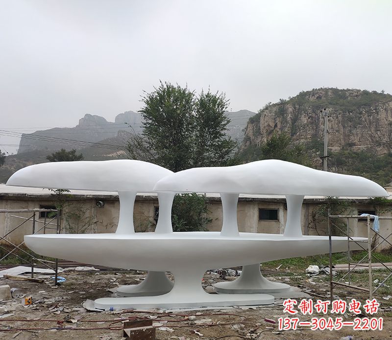 辽宁不锈钢蘑菇雕塑美丽的景观装置