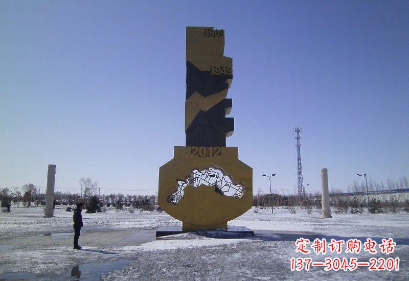 辽宁不锈钢钥匙雕塑精致且具有象征意义