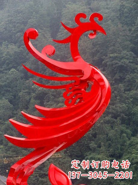 辽宁不锈钢凤凰雕塑一次精美的艺术体验