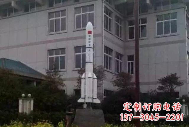 辽宁不锈钢火箭雕塑给城市带来无限美
