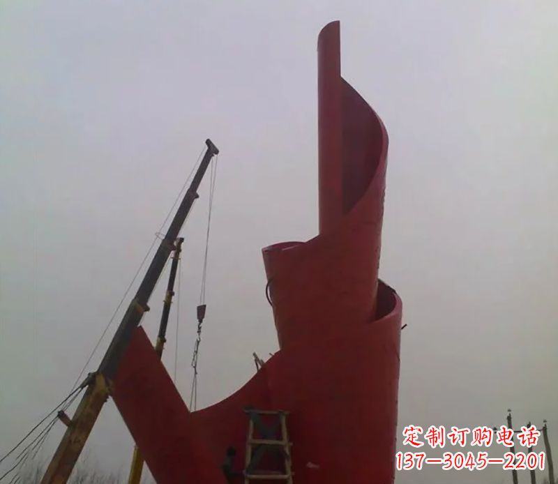辽宁不锈钢火炬雕塑点燃社会进步的火炬