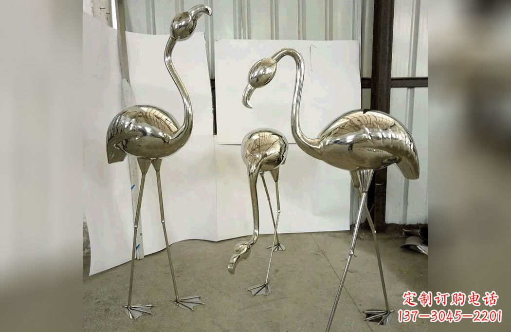 辽宁不锈钢火烈鸟——雕塑之美