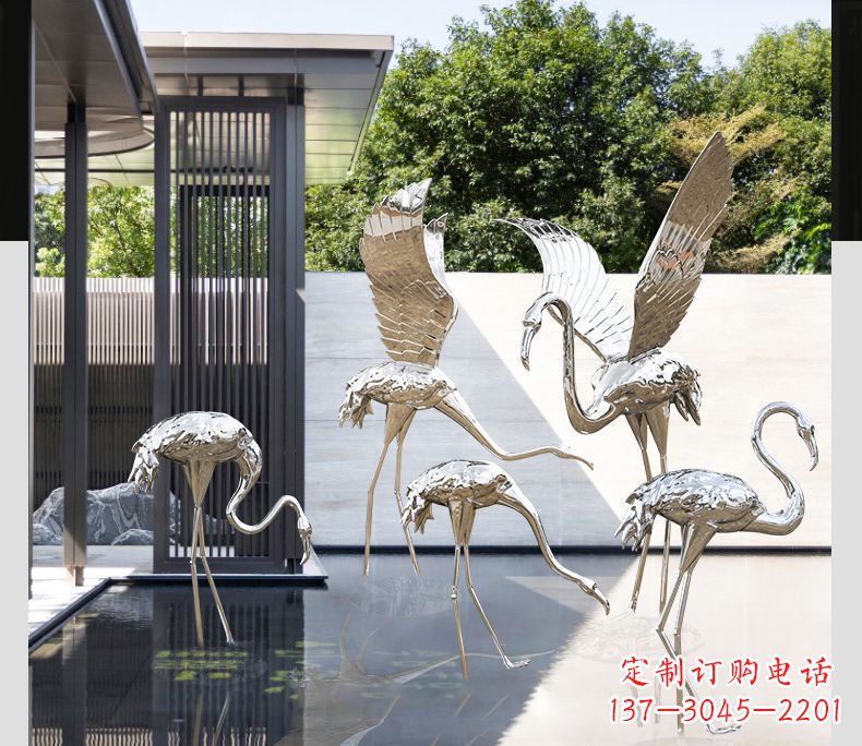 辽宁不锈钢火烈鸟雕塑雕刻艺术的精粹