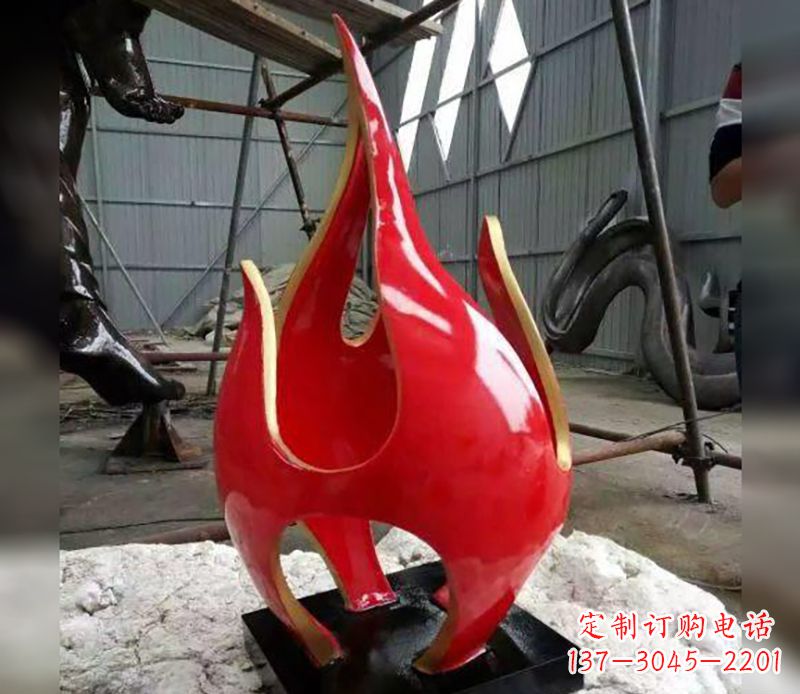 辽宁不锈钢火龙果雕塑传承传统文化的艺术品