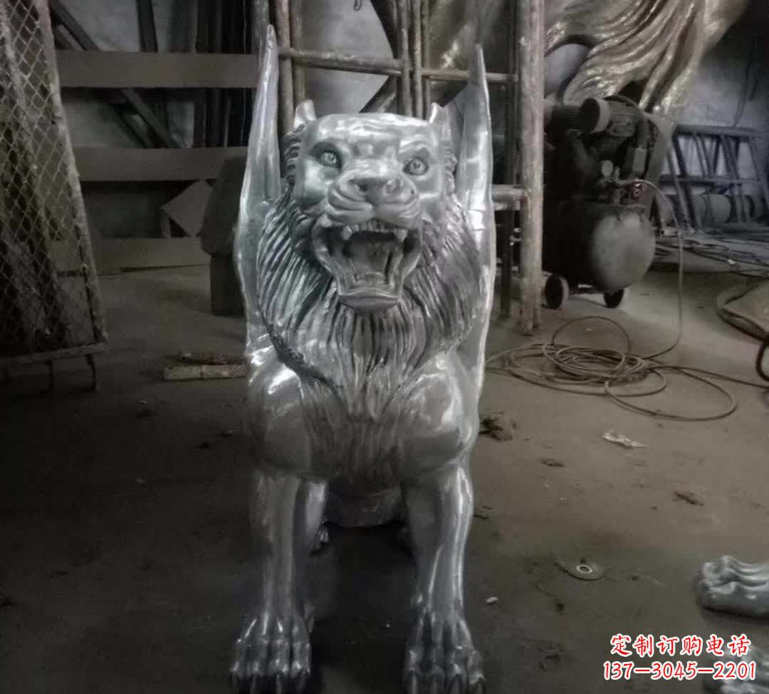 辽宁不锈钢老虎雕塑经典的艺术品