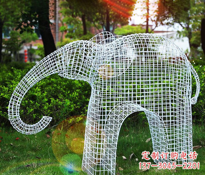 辽宁不锈钢大象雕塑给城市带来美丽的艺术