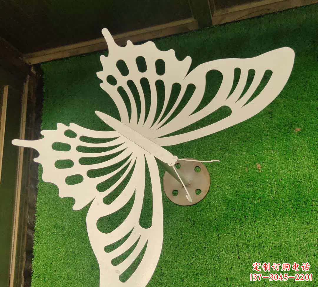 辽宁不锈钢镂空蝴蝶雕塑灵动翩跹