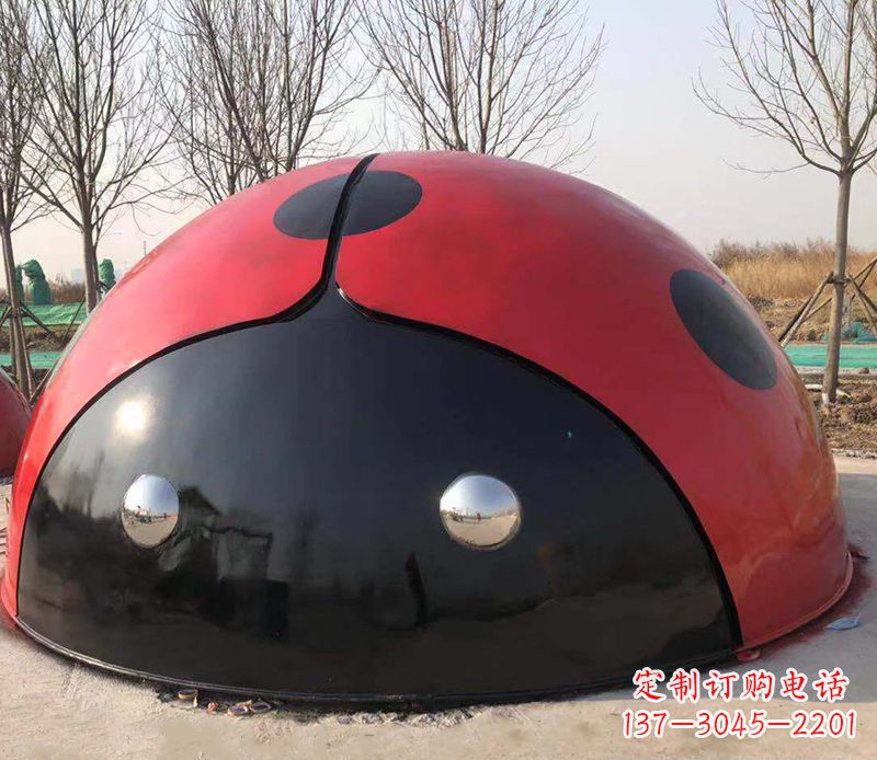 辽宁不锈钢瓢虫雕塑精致的艺术之美