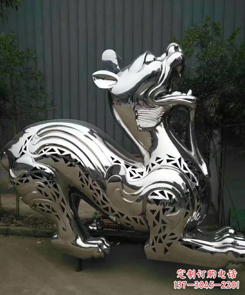 辽宁不锈钢麒麟象征着祥和与美好