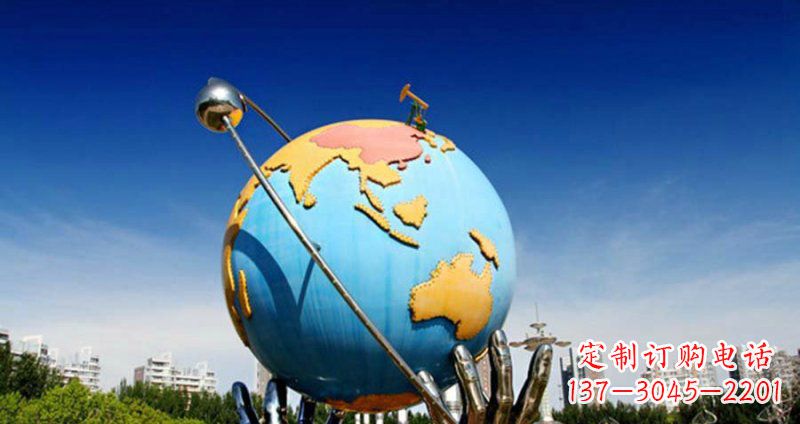 辽宁不锈钢地球雕塑一个充满环保意义的艺术品