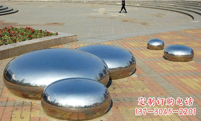 辽宁不锈钢水滴雕塑艺术与美的完美结合
