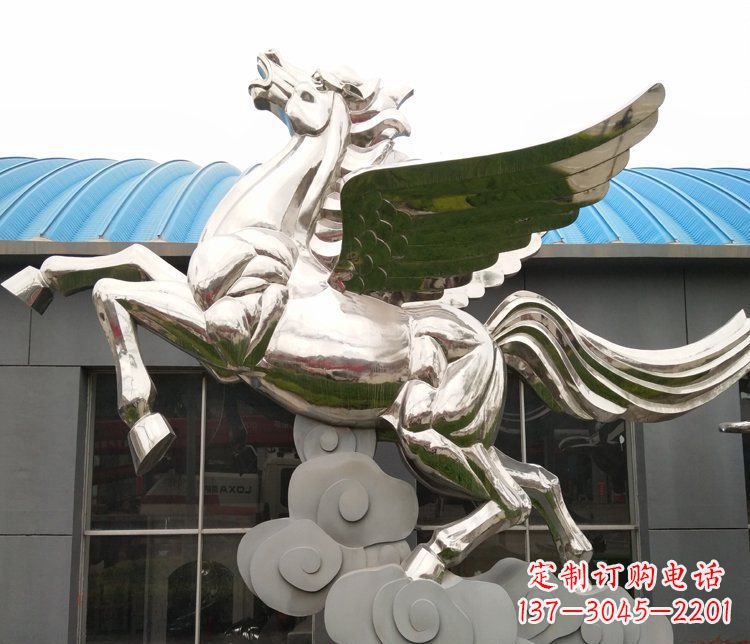 辽宁不锈钢踏云飞马——给城市带来动感与灵气