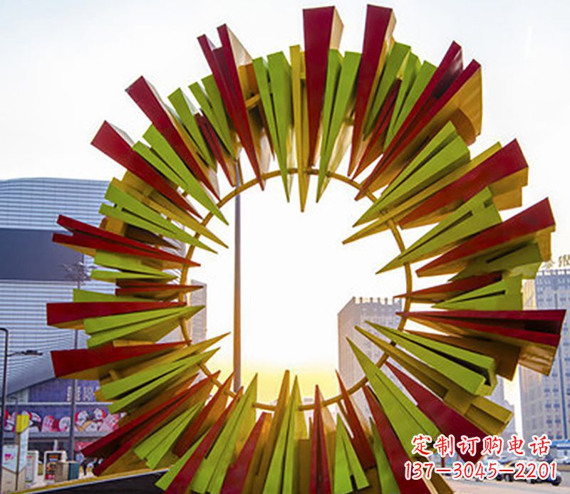 辽宁绚烂太阳,精美不锈钢太阳花雕塑